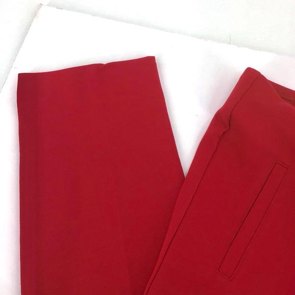 Chico's Women's Juliet Ankle Red Pants Size 2 - Picture 8 of 14